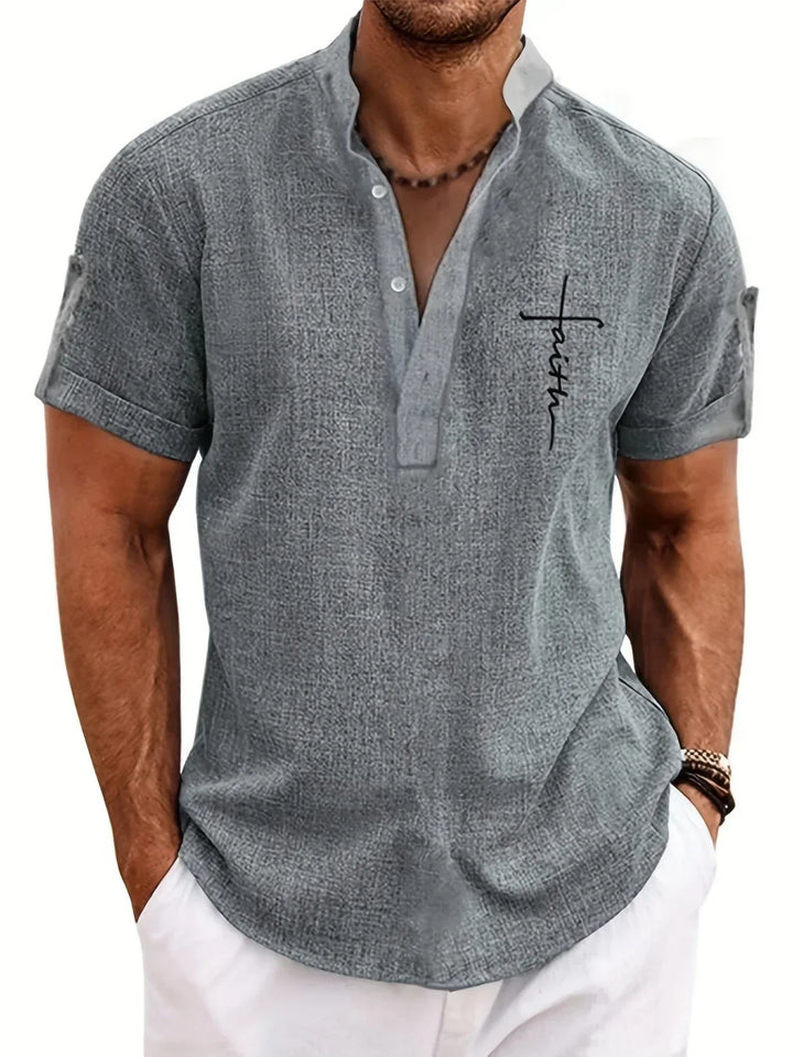 Faolán | The Stand-Collar Statement Shirt