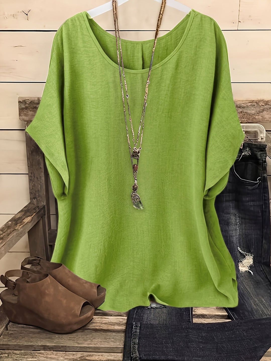 Maighréad | The Easy Round-Neck Top