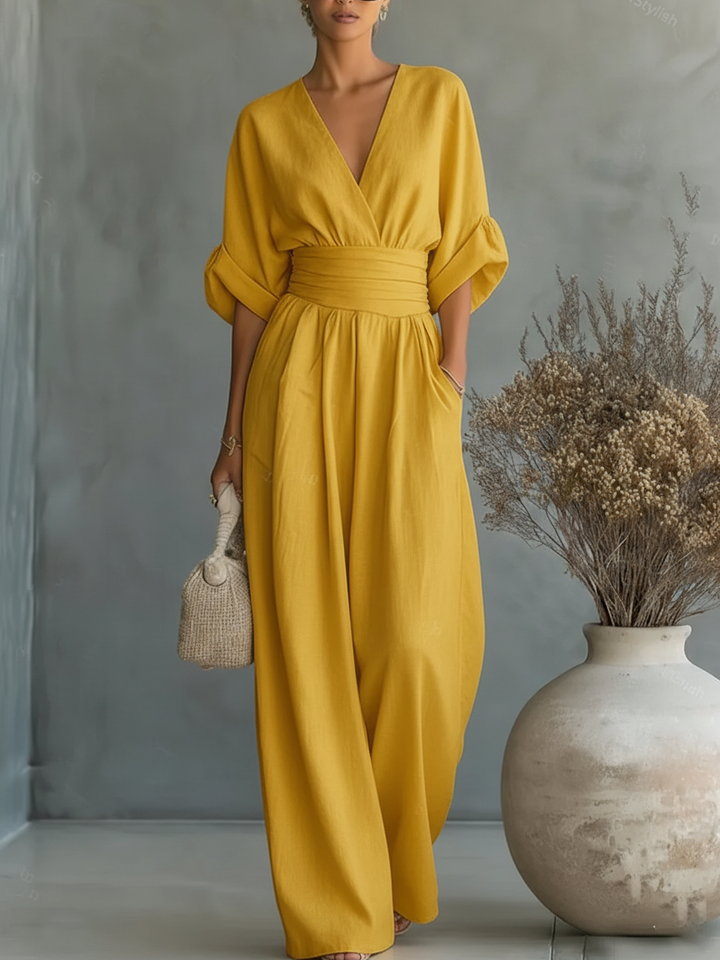 Catriona | The High-Waist Wide-Leg Jumpsuit