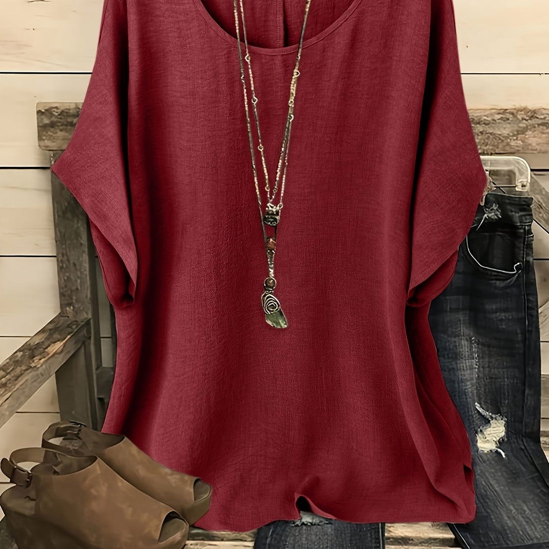 Maighréad | The Easy Round-Neck Top