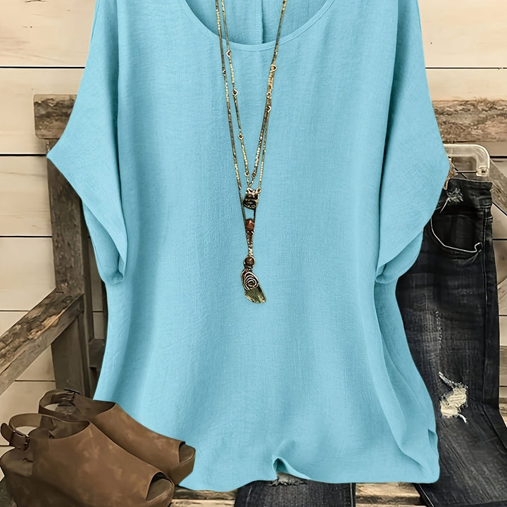 Maighréad | The Easy Round-Neck Top