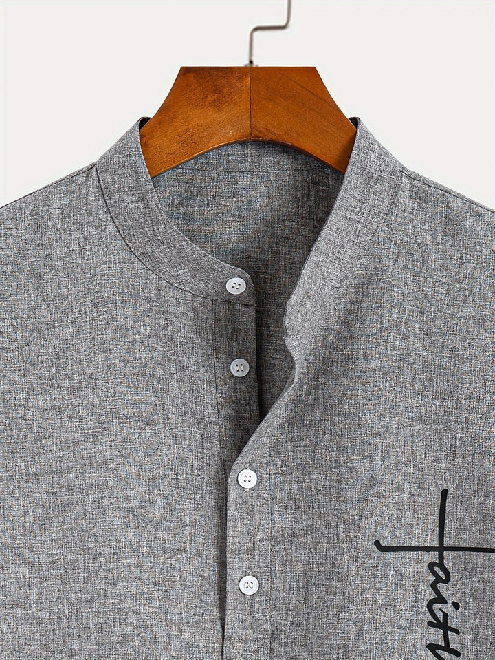 Faolán | The Stand-Collar Statement Shirt