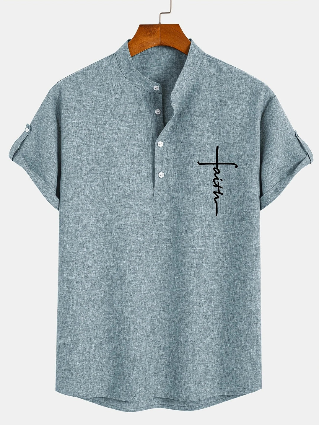 Faolán | The Stand-Collar Statement Shirt