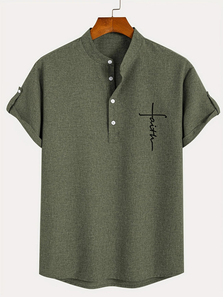 Faolán | The Stand-Collar Statement Shirt