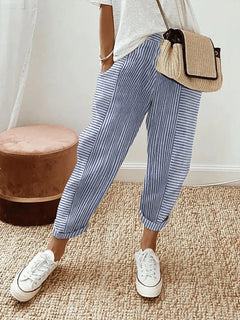 Sylvie | Relaxed Trousers with Adjustable Drawstring Waist