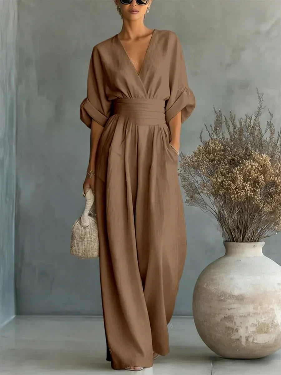 Catriona | The High-Waist Wide-Leg Jumpsuit