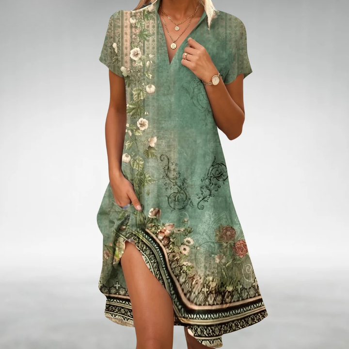 Muirne | The Flowing Floral Midi