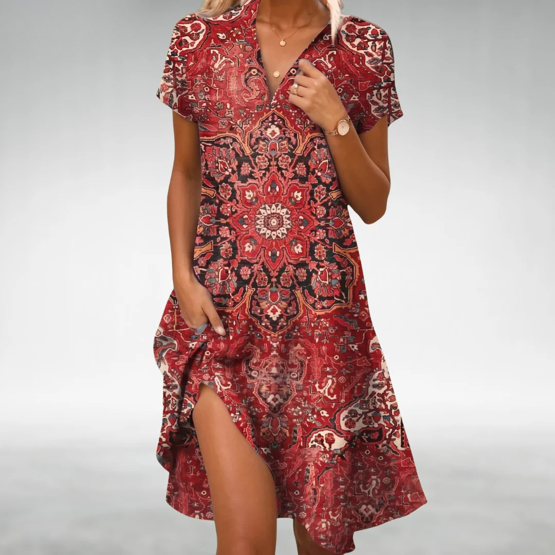 Muirne | The Flowing Floral Midi
