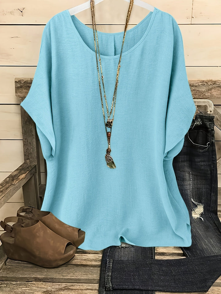 Maighréad | The Easy Round-Neck Top
