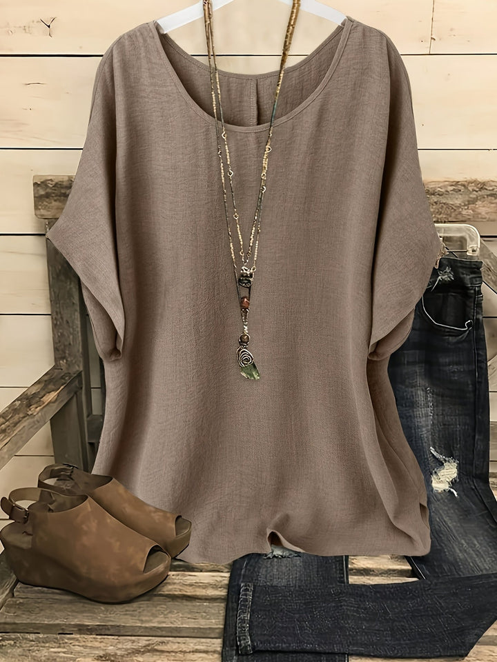 Maighréad | The Easy Round-Neck Top