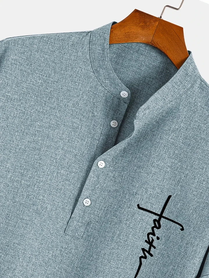Faolán | The Stand-Collar Statement Shirt