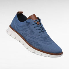 Grafton | Men's Knit Oxford Shoes with Leather Trim