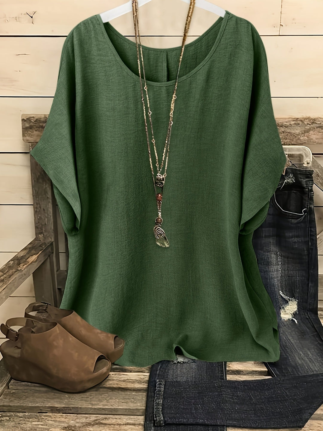 Maighréad | The Easy Round-Neck Top