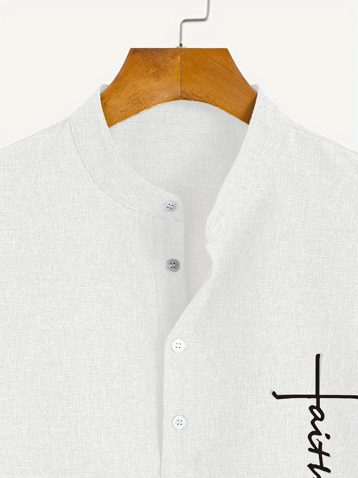 Faolán | The Stand-Collar Statement Shirt