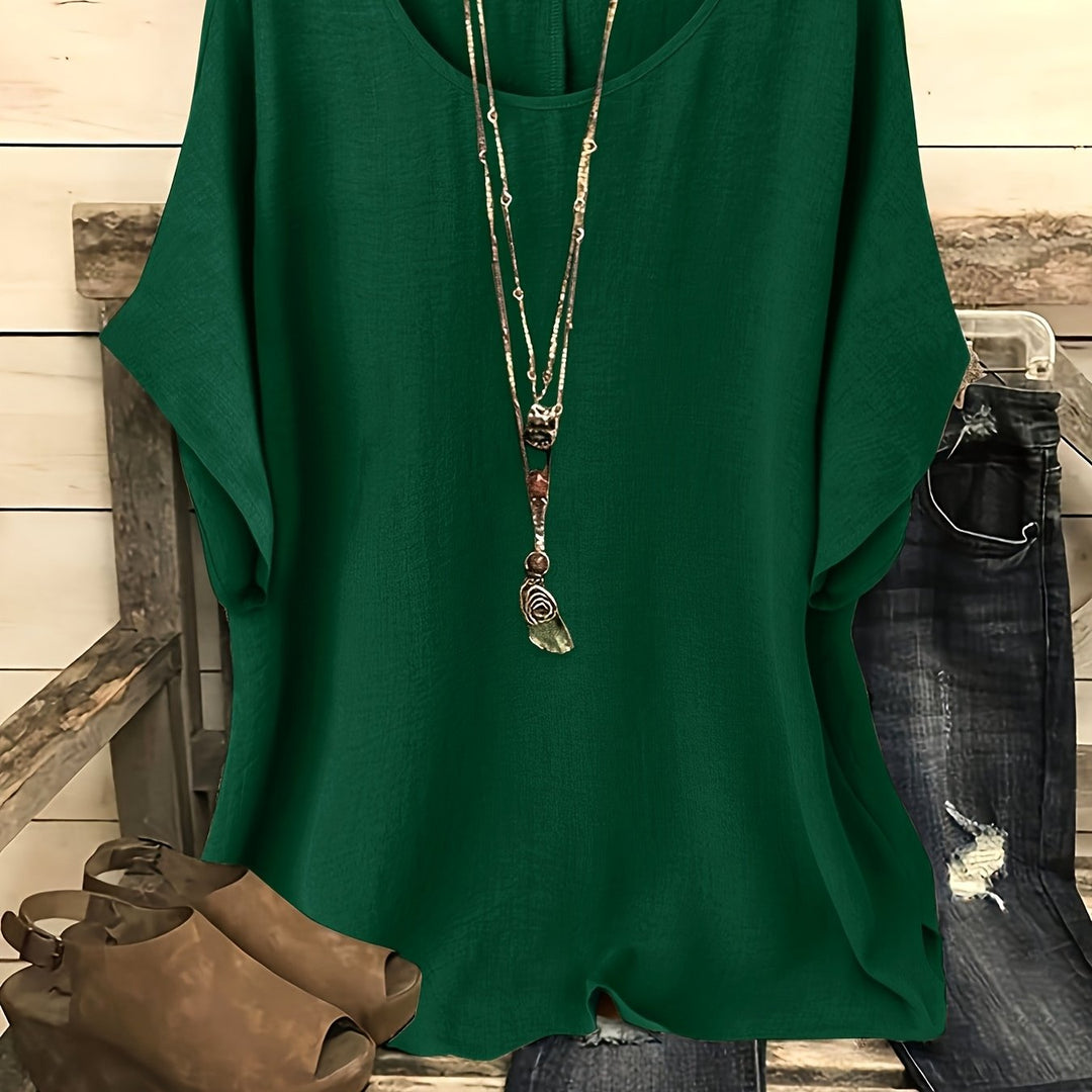 Maighréad | The Easy Round-Neck Top