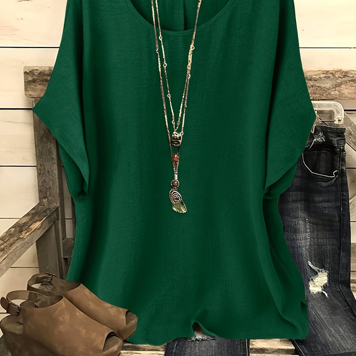 Maighréad | The Easy Round-Neck Top