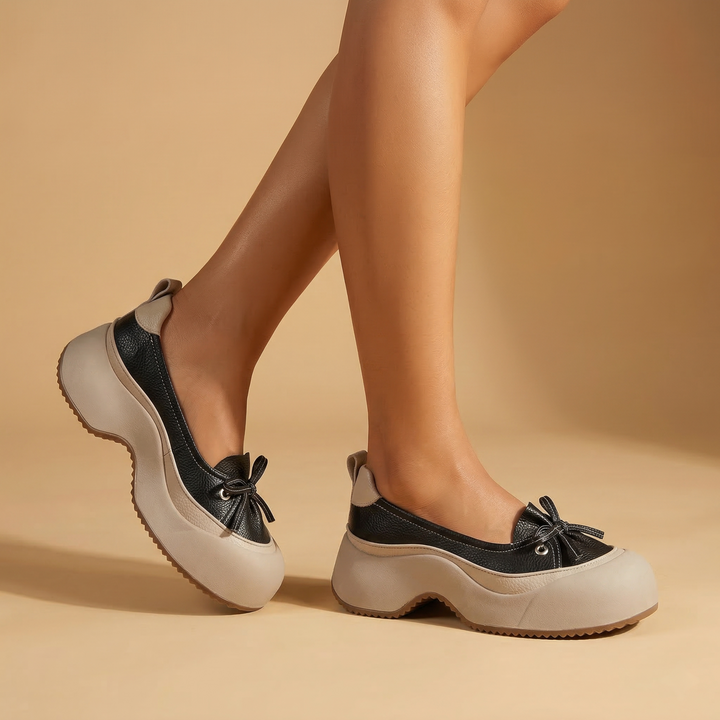 Muirgen | The Bow-Detail Platform Shoe