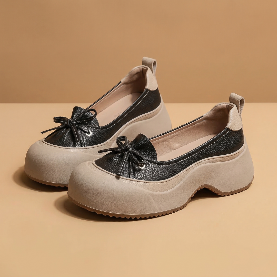 Muirgen | The Bow-Detail Platform Shoe