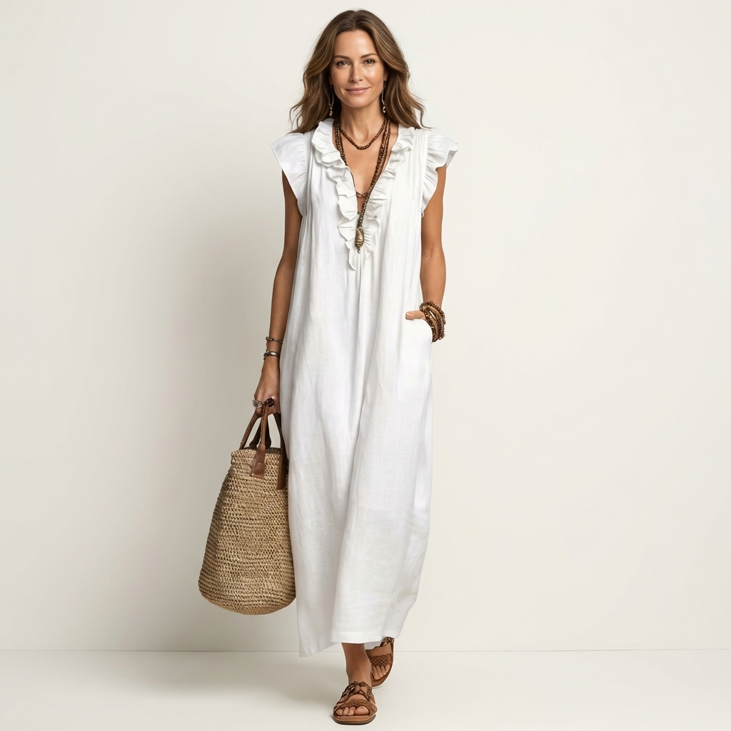 Bridie | The Effortless Ruffle Maxi