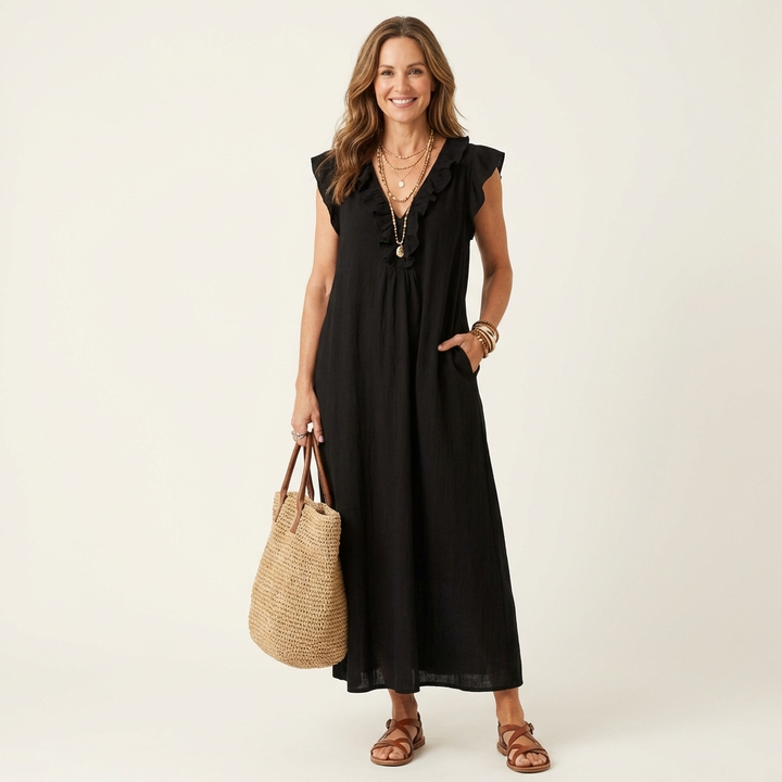 Bridie | The Effortless Ruffle Maxi