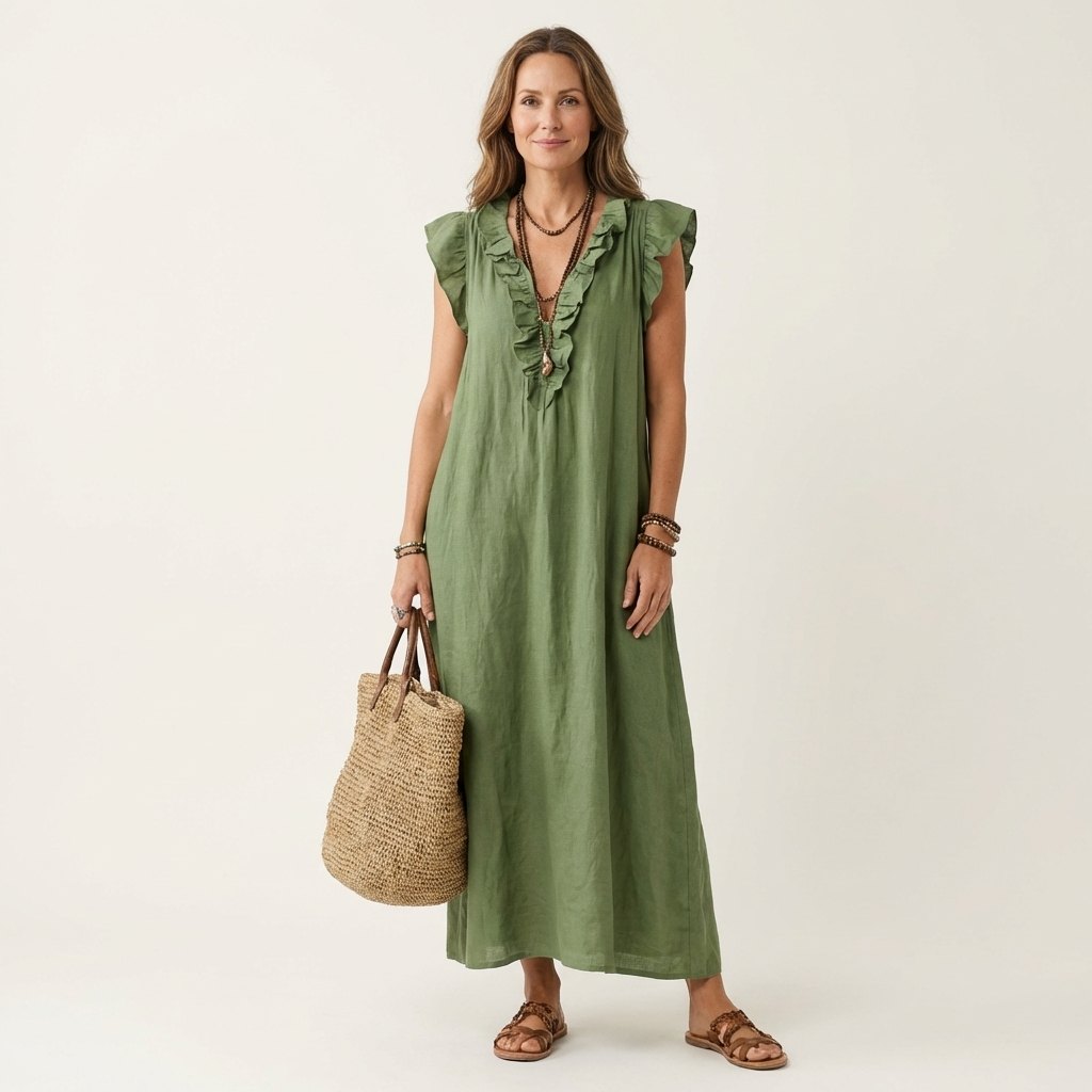 Bridie | The Effortless Ruffle Maxi