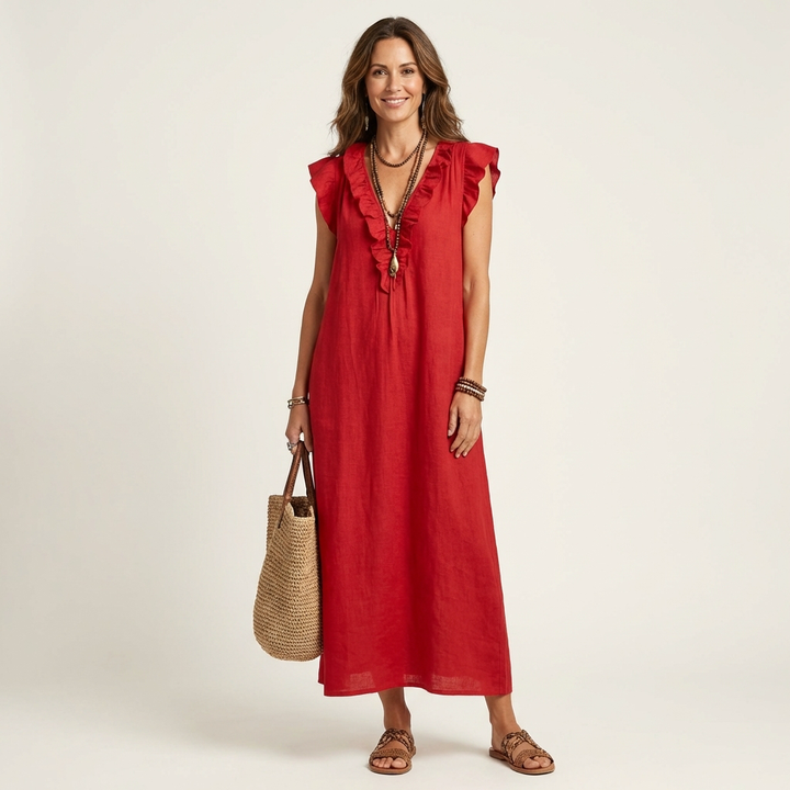 Bridie | The Effortless Ruffle Maxi