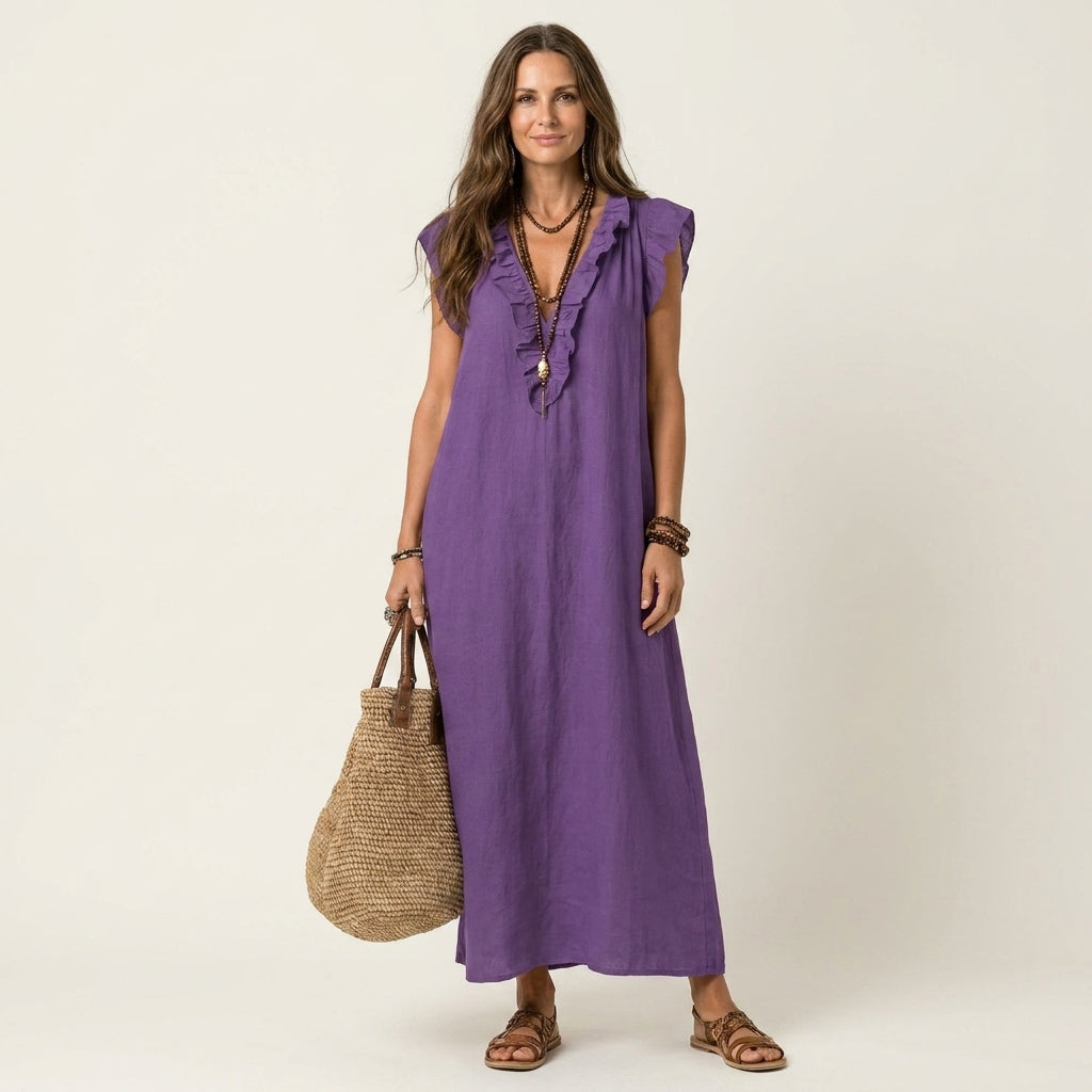 Bridie | The Effortless Ruffle Maxi
