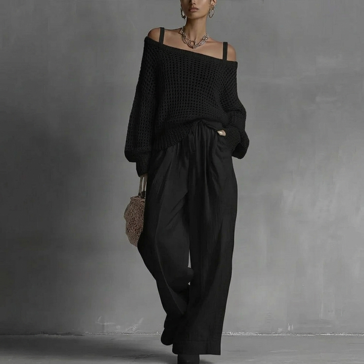 Íde | The Off-Shoulder Wide-Leg Set