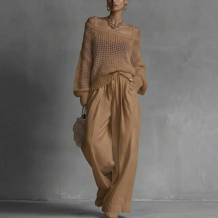 Íde | The Off-Shoulder Wide-Leg Set