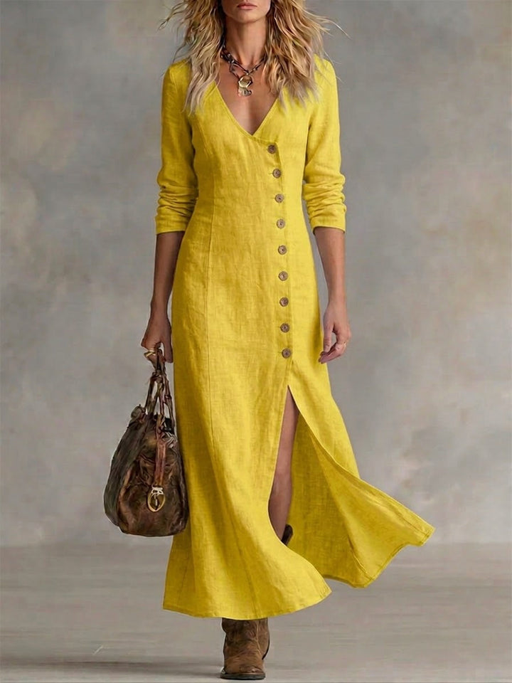 Cressida | The Tailored Button-Front Maxi