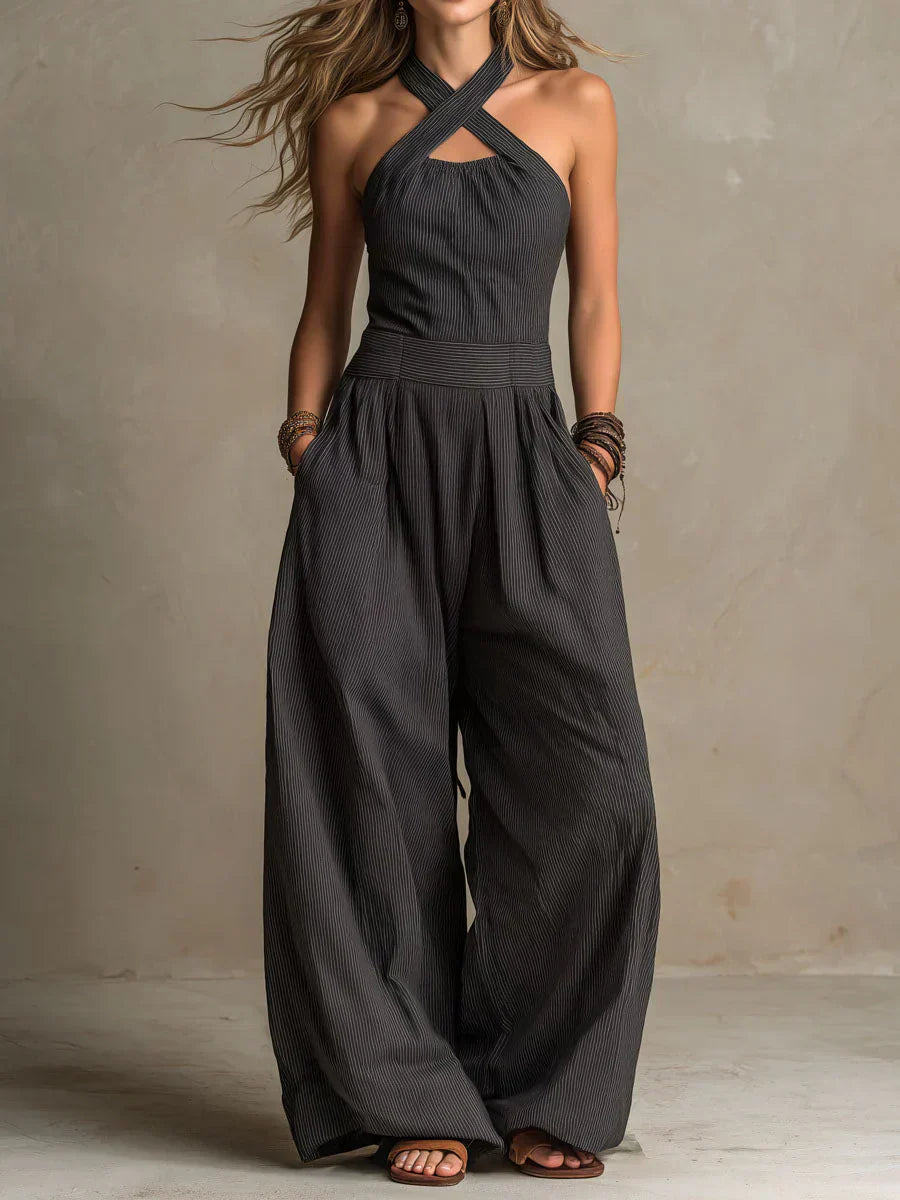 Isibéal | The Halter Wide-Leg Jumpsuit