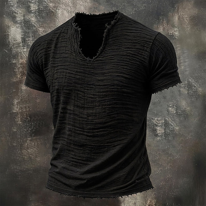 Cael | Casual Vintage V-Neck Tee