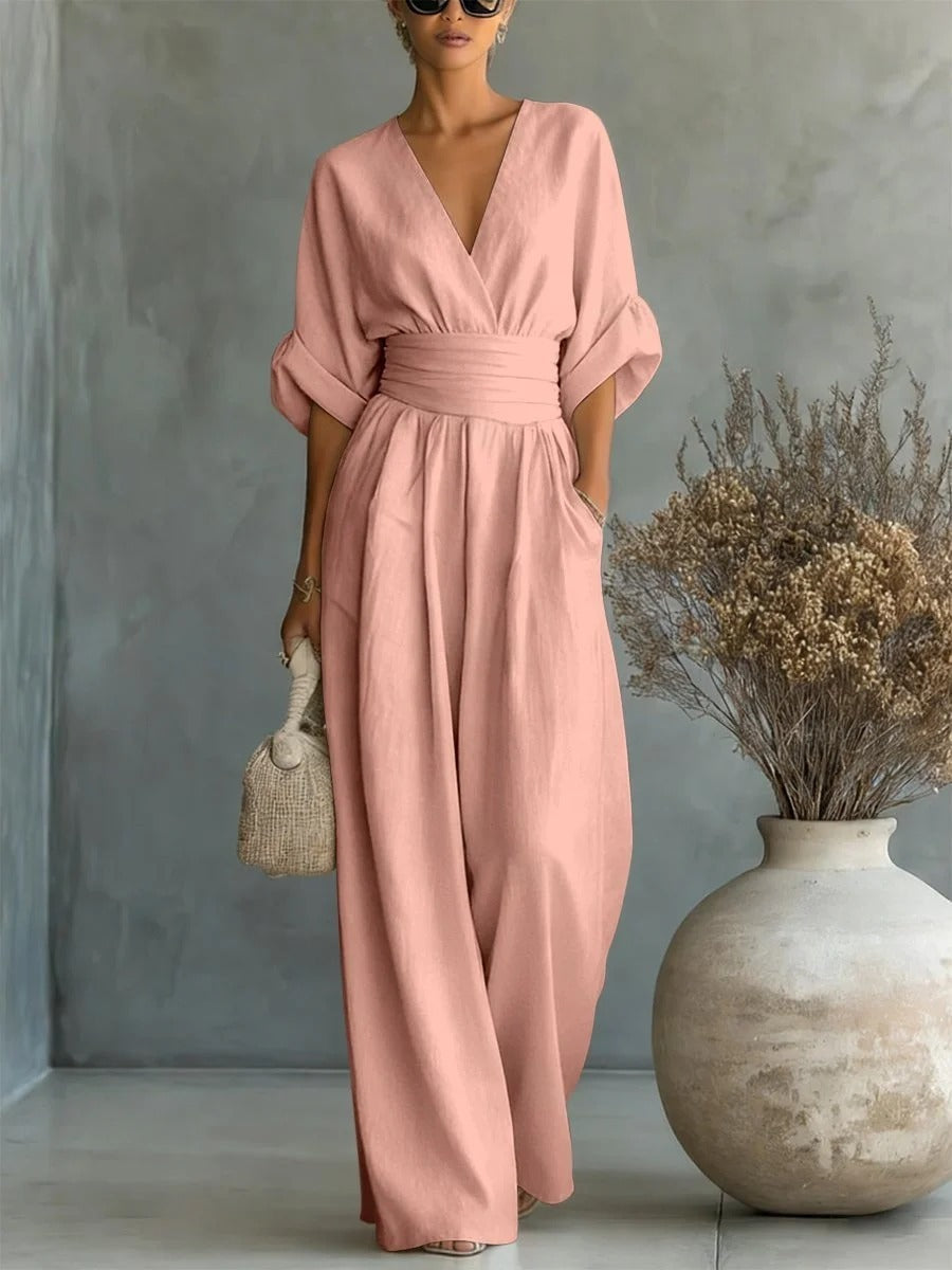 Catriona | The High-Waist Wide-Leg Jumpsuit