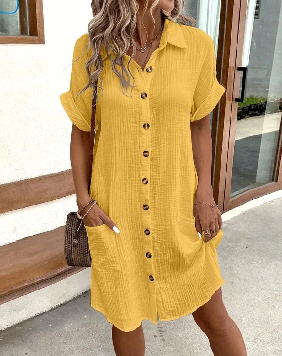 Coralie | The Effortless V-Neck Mini