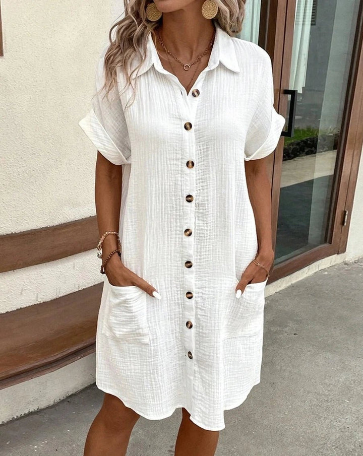 Coralie | The Effortless V-Neck Mini
