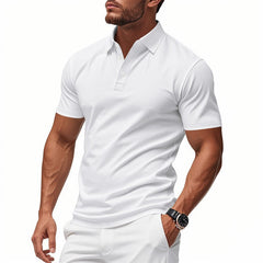 Flann | Men's Breathable Polo Shirt with Classic Collar