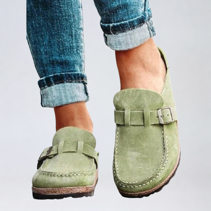 Tiarnait | The Cushioned Buckle Clog