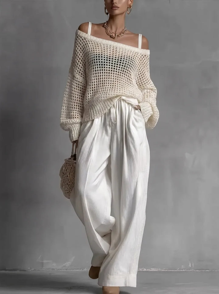 Íde | The Off-Shoulder Wide-Leg Set
