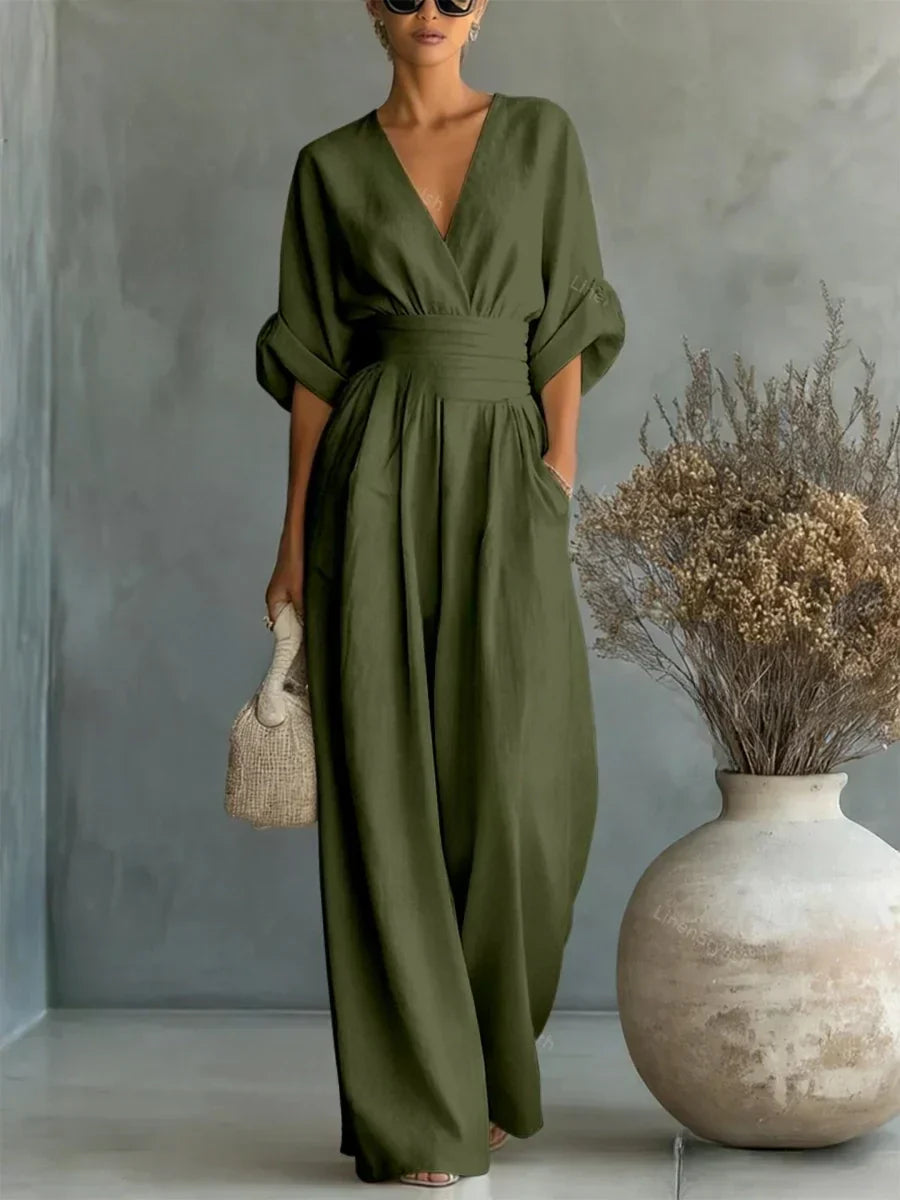 Catriona | The High-Waist Wide-Leg Jumpsuit