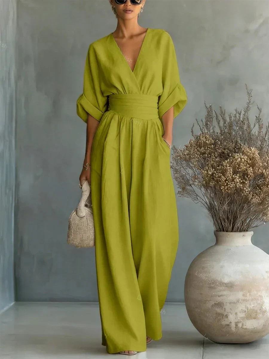 Catriona | The High-Waist Wide-Leg Jumpsuit